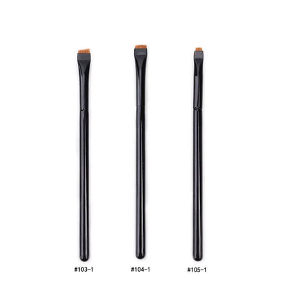 1/2/3 Stück Professioneller Augen-Make-up-Pinsel  Flacher Eyeliner-Pinsel | Augenbrauenpinsel | Lippen-Make-up-Pinsel | Augen-Patch-Make-up-Werkzeug