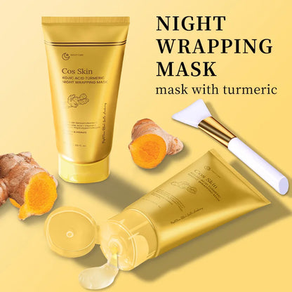 Kojic Acid & Overnight – Hydrolysiertes Kollagen, Intensive Feuchtigkeit, Straffende & Strahlende Haut für Frauen